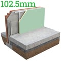 102.5mm Unilin / Xtratherm Insulated Plasterboard XT/TL-MR Thermal Liner (Moisture Resistant) - thumb-image-1