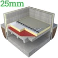 25mm Unilin Xtroliner XO/UF PIR Floor Insulation Board  ( Pack of 12 ) - thumb-image-1