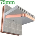 75mm Unilin Safe-R SR/ST Soffit Insulation Board ( Pack of 4 ) - thumb-image-1