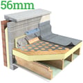 56mm Unilin FR/TP Thin-R Thermal Ply Flat Roof Insulation Board - thumb-image-1