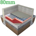 80mm Unilin Safe-R SR/UF Phenolic Floor Insulation Board ( Pack of 4 ) - thumb-image-1