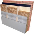 90mm Knauf FrameTherm Roll 32 - Glass Mineral Wool ( Split 2 x 570mm ) - thumb-image-2