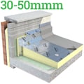 30-50mm Unilin Thin-R TR/ALU Tapered Roof Insulation - thumb-image-1