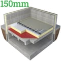 150mm Unilin Xtroliner XO/UF PIR Floor Insulation Board  ( Pack of 2 ) - thumb-image-1