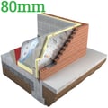 80mm Unilin Thin-R XT/CWP Partial Fill Cavity Plus Insulation Board ( Pack of 5 ) - thumb-image-1