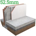 52.5mm Unilin Safe-R SR/TB-MF Phenolic Insulated Plasterboard ( Pack of 7 ) - thumb-image-1