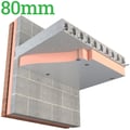 80mm Unilin Safe-R SR/ST Soffit Insulation Board ( Pack of 4 ) - thumb-image-1