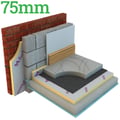 75mm EcoTherm Eco-Versal PIR Insulation Board - thumb-image-1