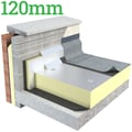120mm Unilin XtroLiner XtroDeck XO/XD Flat Roof Insulation Board ( Pack of 3 ) - thumb-image-1