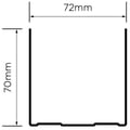 British Gypsum Gypframe 72 EDCL 80 CurveLiner Channel (Pack of 10) - thumb-image-2