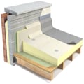 130-150mm Unilin Thin-R TR/MG Tapered Roof Insulation Board ( Pack of 2 ) - thumb-image-2