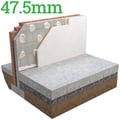 47.5mm Unilin XT/TL Insulated Plasterboard (Dot & Dab) - thumb-image-1