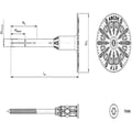 EWI Pro – 195mm Metal Screw Fixing – 8mm - thumb-image-3