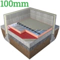 100mm Unilin Safe-R SR/UF Phenolic Floor Insulation Board ( Pack of 4 ) - thumb-image-1