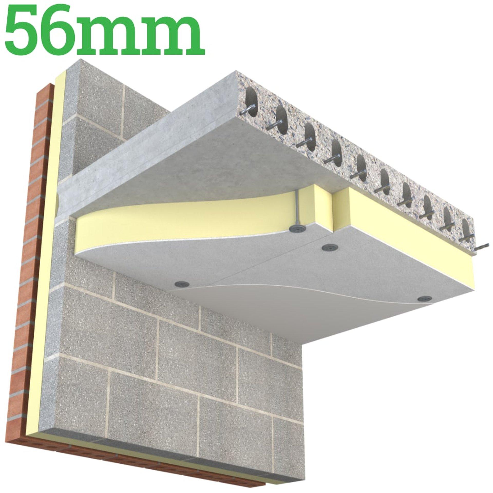 56mm Unilin XtroLiner XO/STP PIR Soffit Plus Insulation Board ( Pack of 20 ) - image