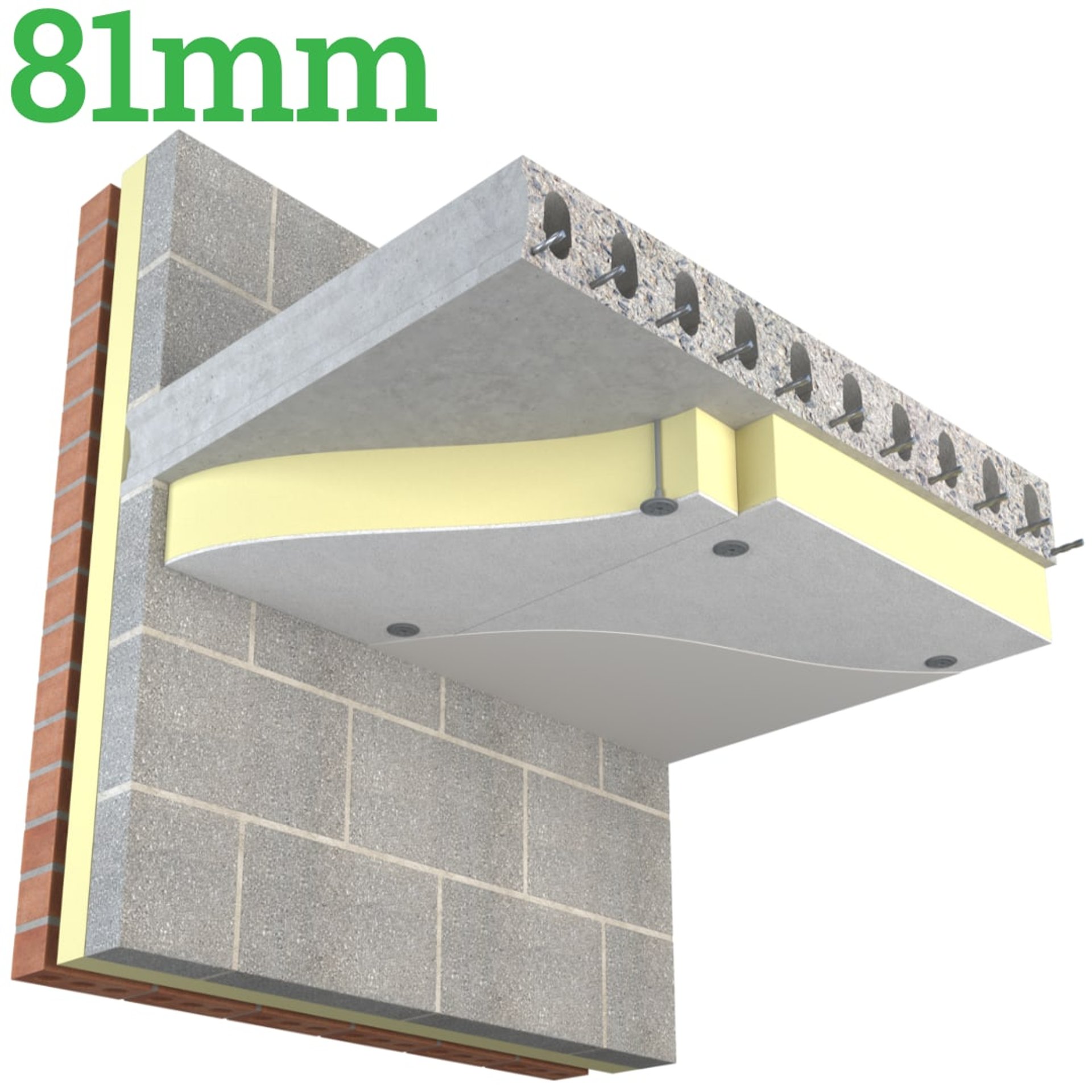81mm Unilin XtroLiner XO/STP PIR Soffit Plus Insulation Board ( Pack of 15 ) - image
