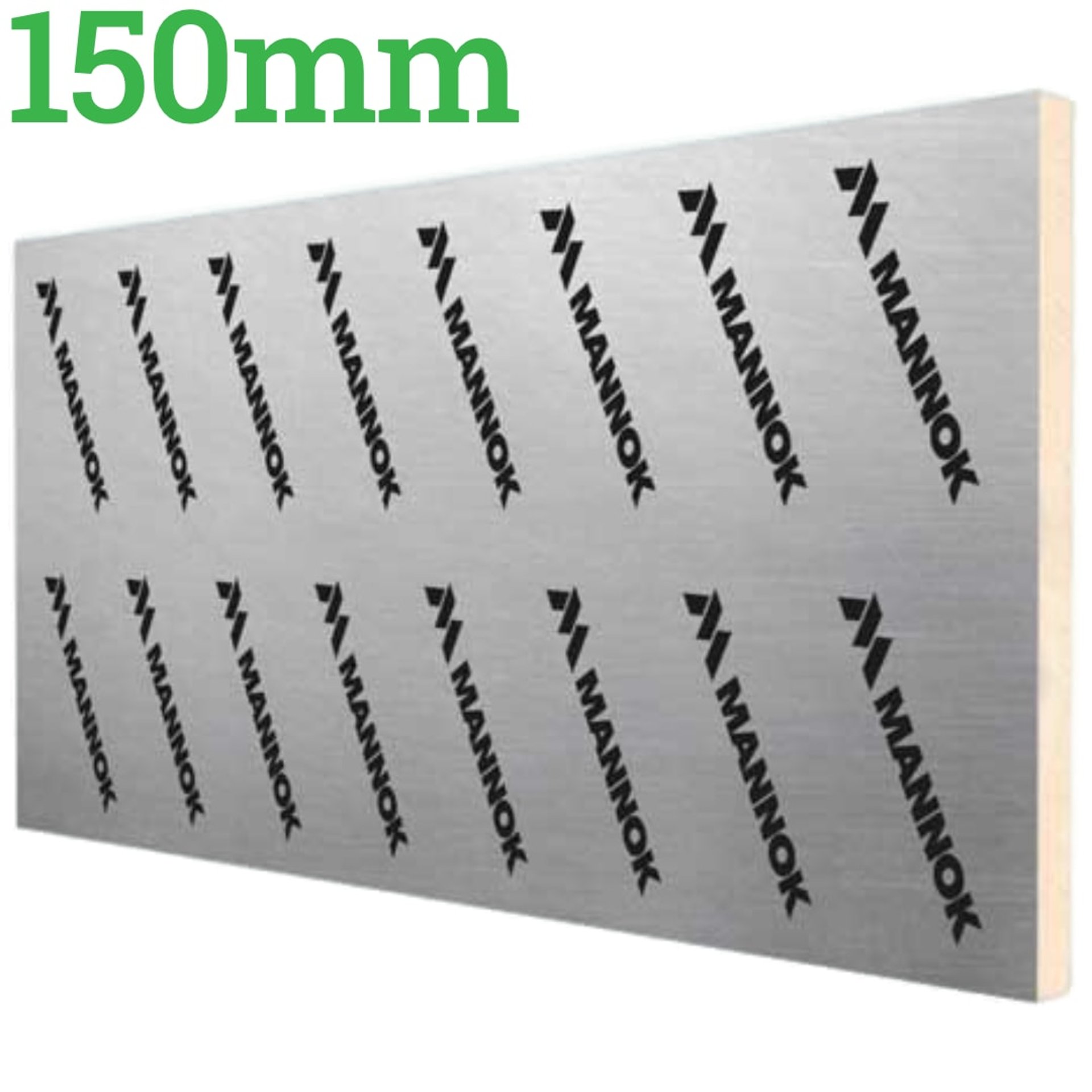 150mm Mannok PIR Rigid Insulation Board (Quinn Therm) - image