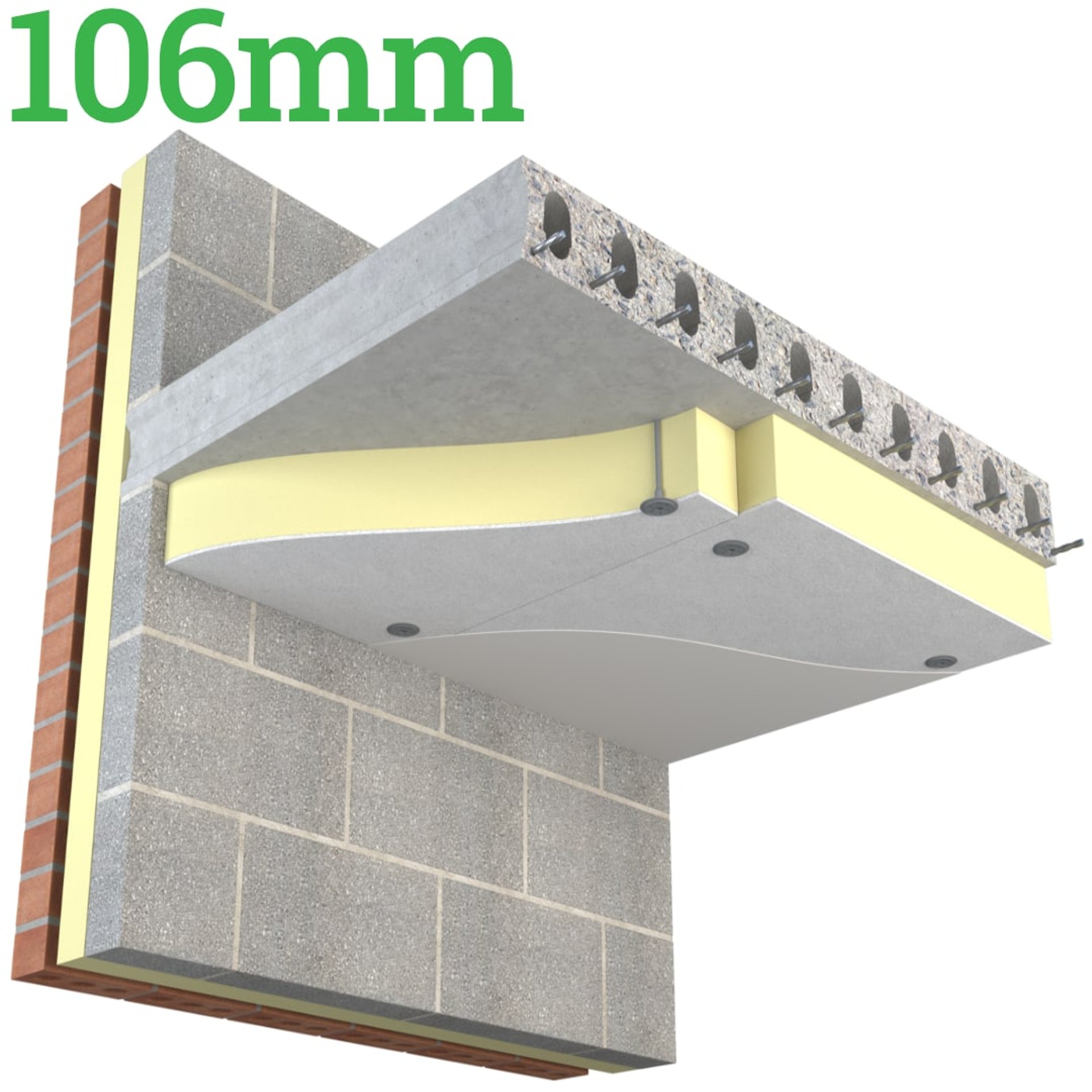 106mm Unilin XtroLiner XO/STP PIR Soffit Plus Insulation Board ( Pack of 10 ) - image