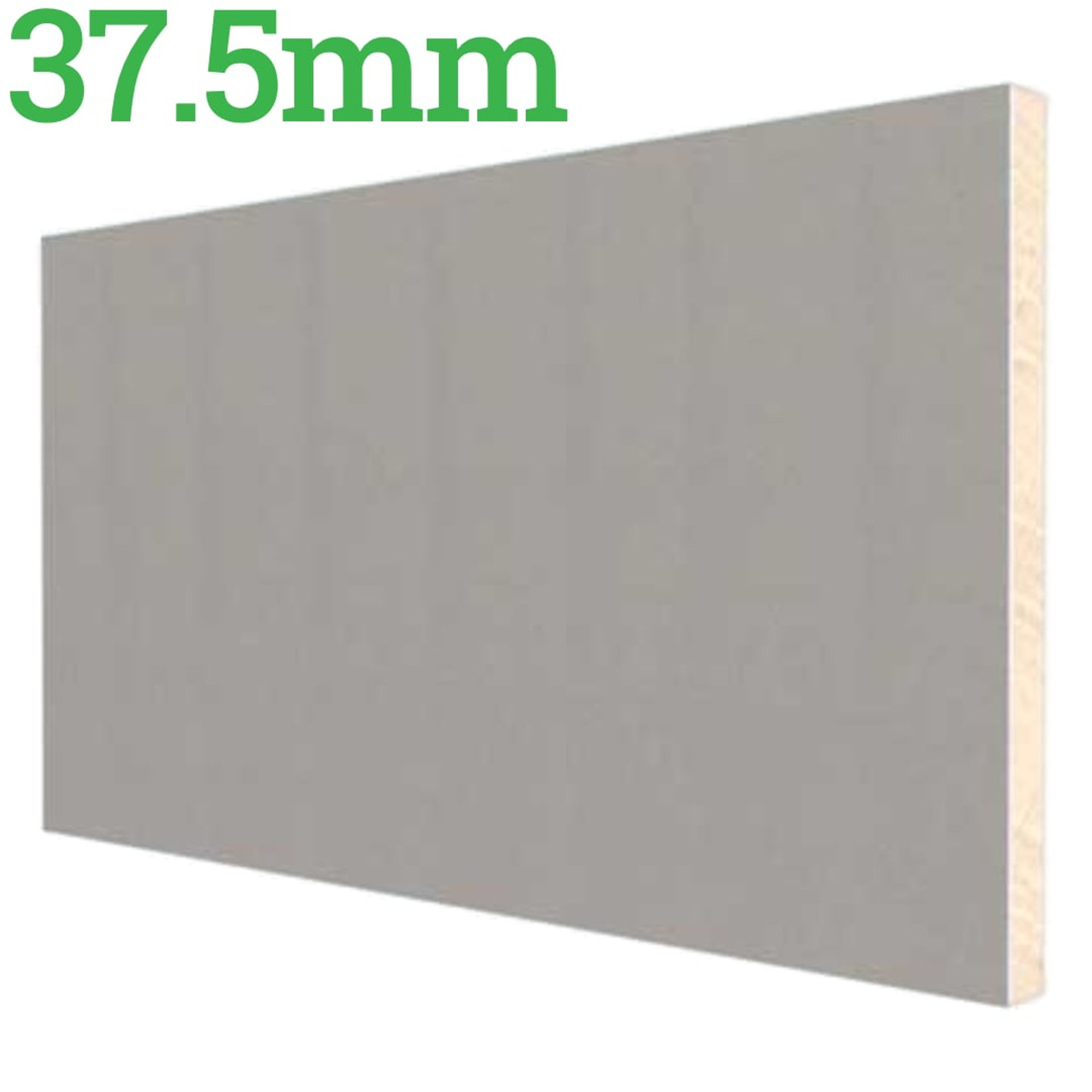 37.5mm Mannok Therm Laminate-Kraft PIR Insulated Plasterboard - (25mm PIR Insulation + 12.5mm Plasterboard) - image
