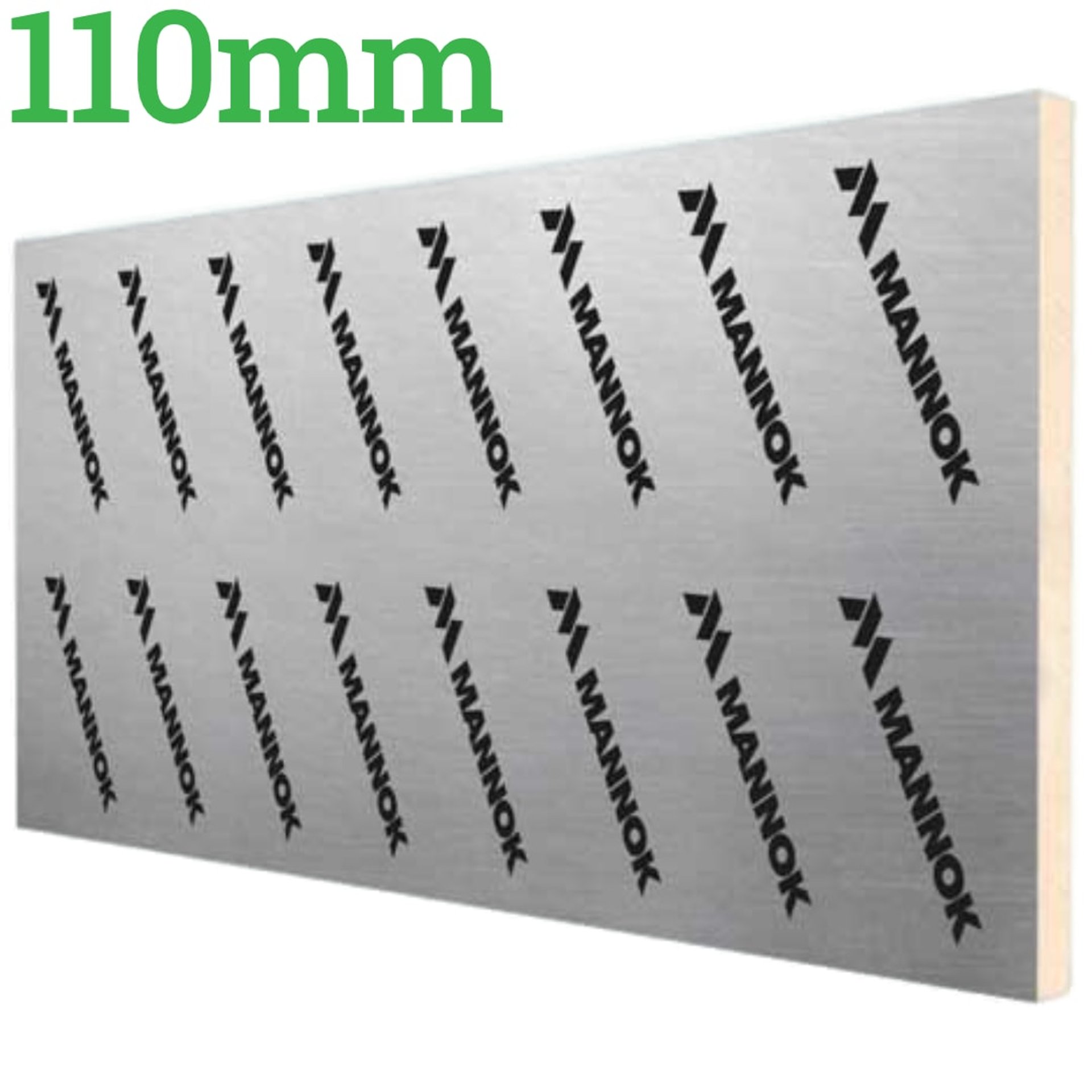 110mm Mannok PIR Rigid Insulation Board (Quinn Therm) - image