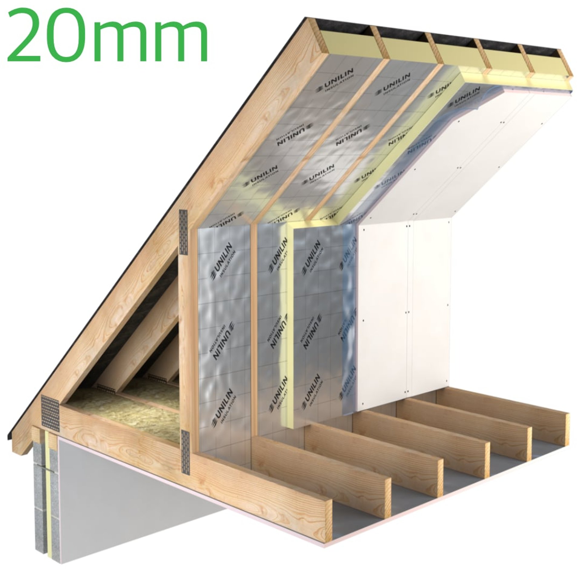 20mm Unilin / Xtratherm Thin-R PIR Insulation Board - image