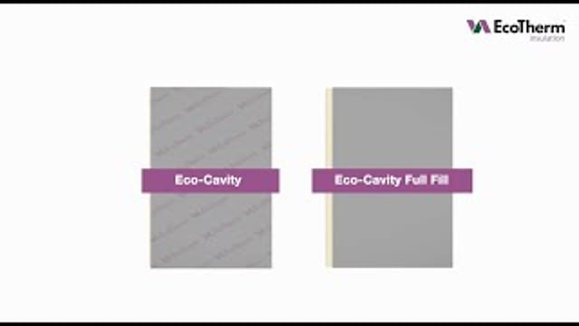 90mm Eco-Cavity Full Fill Cavity Wall Insulation (4 Per Pack) (28 packs per pallet) - desktop-video-preview-2