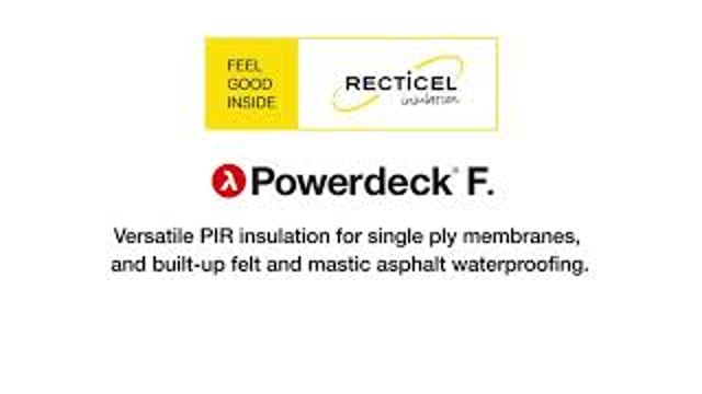 40mm Recticel Powerdeck U Flat Roof Insulation - desktop-video-preview-2
