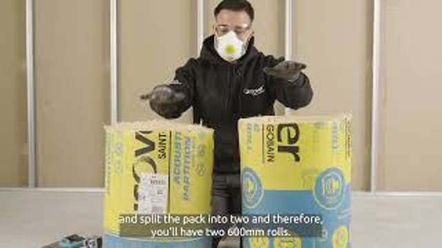 150mm Isover RD Party Wall Roll ( 5.46m2 ) - desktop-video-preview-2