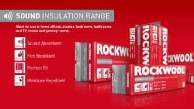 75mm Rockwool RW4 Acoustic Insulation Slab ( Pack of 4 ) - desktop-video-preview-2