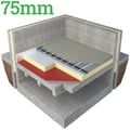 75mm Unilin Xtroliner XO/UF PIR Floor Insulation Board  ( Pack of 4 ) - thumb-image-1