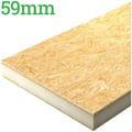 59mm Unilin FR/TP Plydeck Flat Roof insulation (PIR with OSB Board) - thumb-image-1