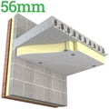 56mm Unilin XtroLiner XO/STP PIR Soffit Plus Insulation Board ( Pack of 20 ) - thumb-image-1