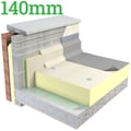 140mm Unilin Thin-R FR/MG Flat Roof Insulation Board ( Pack of 3 ) - thumb-image-1