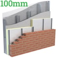 100mm Unilin Xtroliner XO/FB Steel and Timber Frame Insulation ( Pack of 4 ) - thumb-image-1