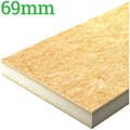69mm Unilin FR/TP Plydeck Flat Roof insulation (PIR with OSB Board) - thumb-image-1