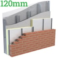 120mm Unilin Xtroliner XO/FB Steel and Timber Frame Insulation ( Pack of 3 ) - thumb-image-1