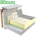 80mm Unilin Thin-R FR/MG Flat Roof Insulation Board ( Pack of 6 ) - thumb-image-1