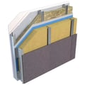 50mm Unilin Stonewool SW/RS Ventilated Rainscreen Cladding ( Pack of 4 ) - thumb-image-1