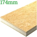 174mm Unilin FR/TP Plydeck Flat Roof insulation (PIR with OSB Board) - thumb-image-1