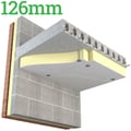 126mm Unilin XtroLiner XO/STP PIR Soffit Plus Insulation Board ( Pack of 8 ) - thumb-image-1
