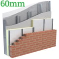 60mm Unilin Xtroliner XO/FB Steel and Timber Frame Insulation ( Pack of 5 ) - thumb-image-1