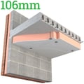 106mm Unilin Safe-R SR/STP Phenolic Soffit Plus Board ( Pack of 10 ) - thumb-image-1