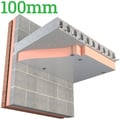 100mm Unilin Safe-R SR/ST Soffit Insulation Board ( Pack of 4 ) - thumb-image-1