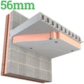 56mm Unilin Safe-R SR/STP Phenolic Soffit Plus Board ( Pack of 20 ) - thumb-image-1