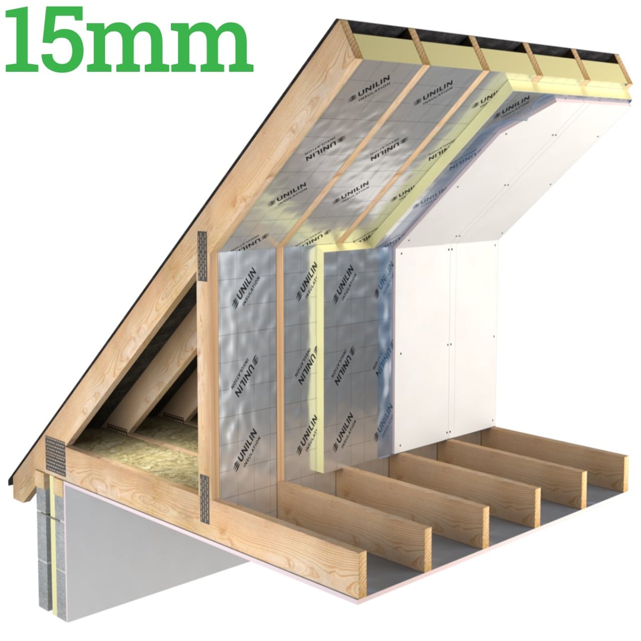 15mm Unilin / Xtratherm Thin-R PIR Rigid Insulation Board - Insulation ...