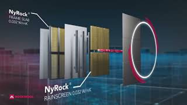 100mm Thermal Rockwool Rockfloor Insulation Slab ( 14.4 m2 ) - desktop-video-preview-2